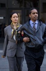 RIHANNA and A$AP Rocky Leave s Court in Los Angeles 02/07/2025