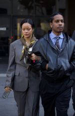 RIHANNA and A$AP Rocky Leave s Court in Los Angeles 02/07/2025