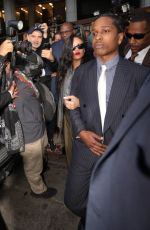 RIHANNA and A$AP Rocky Leaves Court in Los Angeles 02/18/2025