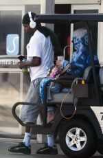 RIHANNA and A$AP Rocky Returning from a Caribbean Vacation in Los Angeles 02/26/2025