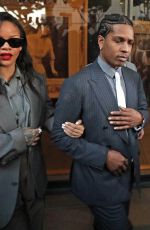 RIHANNA and ASAP Rocky Celebrates His Not Guilty Verdict Outside Los Angeles Courthouse 02/18/2025