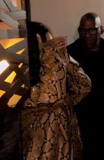 RIHANNA Out for Dinner at Nobu in Los Angeles 02/06/2025