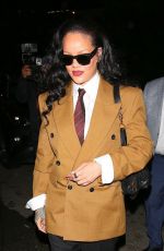 RIHANNA Rings in Her 37th Birthday at The Nice Guy in West Hollywood 02/20/2025
