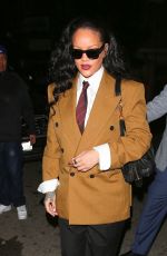 RIHANNA Rings in Her 37th Birthday at The Nice Guy in West Hollywood 02/20/2025