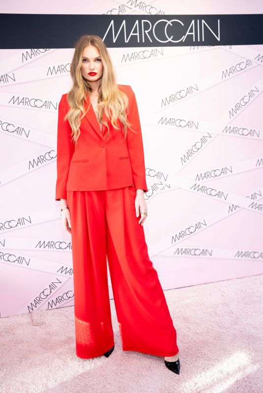 ROMEE STRIJD at Marc Cain Fall/Winter 2025 Preview Event in New York City 02/07/2025