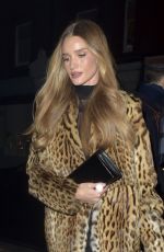 ROSIE HUNTINGTON-WHITELEY Arrives at Chiltern Firehouse in London 02/02/2025