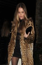 ROSIE HUNTINGTON-WHITELEY Arrives at Chiltern Firehouse in London 02/02/2025
