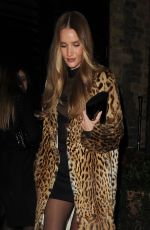 ROSIE HUNTINGTON-WHITELEY Arrives at Chiltern Firehouse in London 02/02/2025