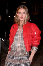 ROSIE HUNTINGTON-WHITELEY at Burberry Fashion Show at LFW in London 02/24/2025