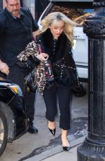 SABRINA CARPENTER Heading to Electric Lady Studios in New York City 02/14/2025