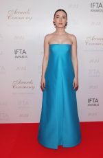 SAOIRSE RONAN at 2025 IFTA Awards in Dublin 02/14/2025