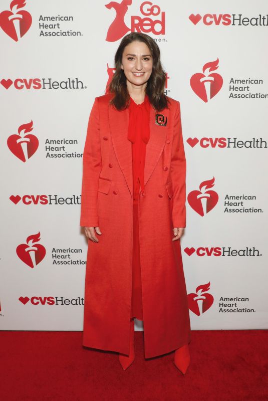 SARA BAREILLES at 2025 AHA’s Red Dress Collection at Jazz at Lincoln Center in New York 01/30/2025