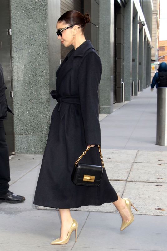 SARAH HYLAND Arrives at The View in New York City 02/19/2025