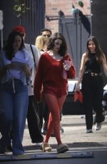 SELENA GOMEZ and Benny Blanco on The Set of a Music Video in Los Angeles 02/22/2025