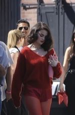 SELENA GOMEZ and Benny Blanco on The Set of a Music Video in Los Angeles 02/22/2025