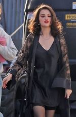 SELENA GOMEZ and Benny Blanco on The Set of a Music Video in Los Angeles 02/22/2025