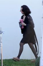 SELENA GOMEZ and Benny Blanco on The Set of a Music Video in Los Angeles 02/22/2025