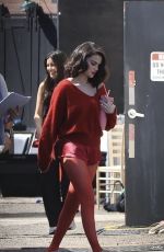 SELENA GOMEZ and Benny Blanco on The Set of a Music Video in Los Angeles 02/22/2025