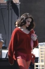 SELENA GOMEZ and Benny Blanco on The Set of a Music Video in Los Angeles 02/22/2025