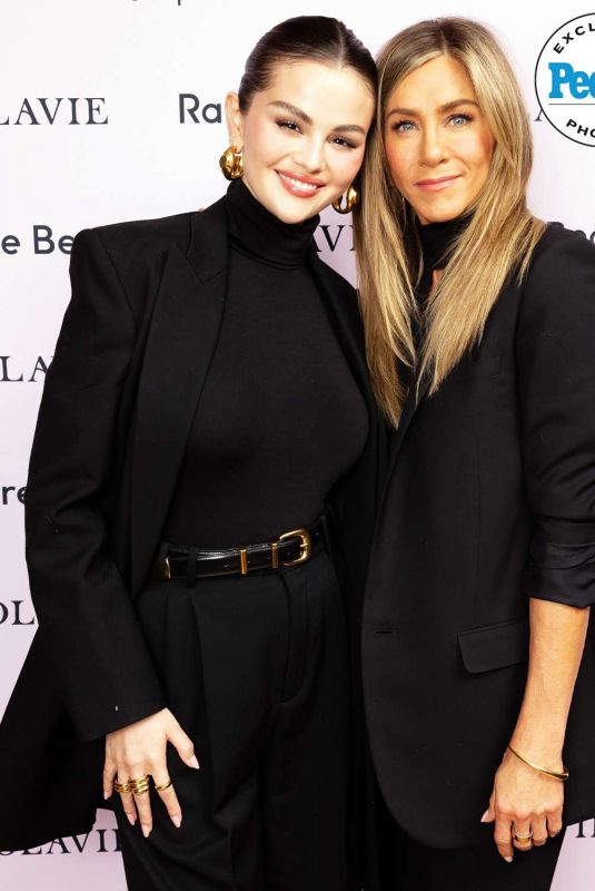 SELENA GOMEZ and JENNIFER ANISTON for People Magazine, February 2025
