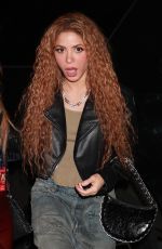 SHAKIRA Arrives at The Bird Streets Club in West Hollywood 02/02/2025