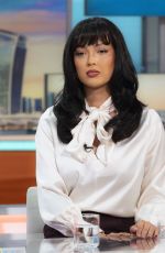 SHARON GAFFKA at Good Morning Britain TV Show in London 02/04/2025