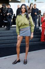 SIMONE ASHLEY Arrives at Prada Fashion Show at Milan Fashion Week 02/27/2025