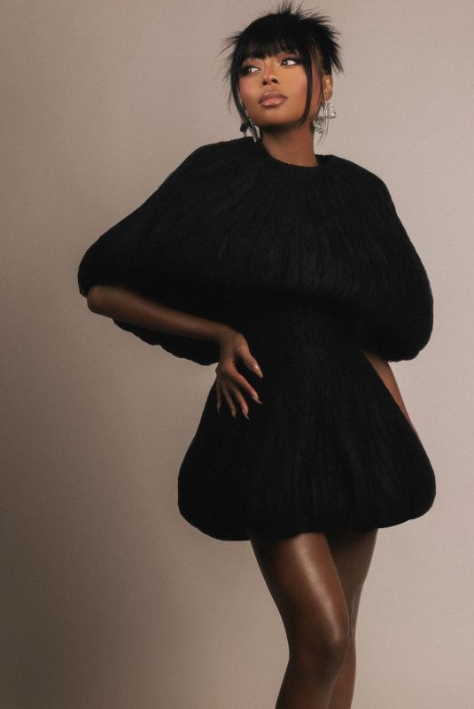 SKAI JACKSON at a Photoshoot, February 2025