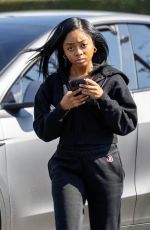 SKAI JACKSON Out and About in Los Angeles 02/11/2025
