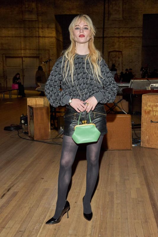SOPHIE THATCHER at Coach Fashion Show at New York Fashion Week 02/10/2025