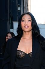 SUNISA LEE Arrives at Calvin Klein Fashion Show in New York City 02/07/2025