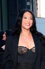 SUNISA LEE Arrives at Calvin Klein Fashion Show in New York City 02/07/2025