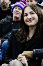 SYDNEY SWEENEY and MAUDE APATOW at New York Rangers vs Vegas Golden Knights Game in Brooklyn 02/02/2025