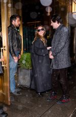 SYDNEY SWEENEY Night Out in Midtown in New York 02/11/2025