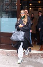 TATE MCRAE Heading to SNL Rehearsals in New York 02/27/2025