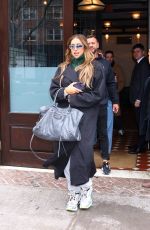 TATE MCRAE Heading to SNL Rehearsals in New York 02/27/2025