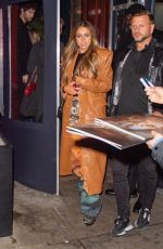 TATE MCRAE Out for Dinner at Carbone in New York 02/25/2025