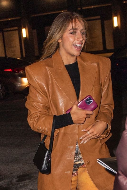 TATE MCRAE Out for Dinner at Carbone in New York 02/25/2025