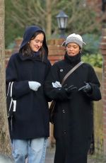 TAYLOR RUSSELL Out with a Friend in London 02/17/2025