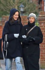 TAYLOR RUSSELL Out with a Friend in London 02/17/2025