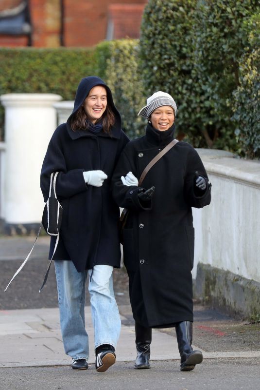 TAYLOR RUSSELL Out with a Friend in London 02/17/2025