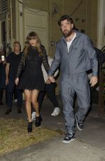 TAYLOR SWIFT and Travis Kelce Night Out in New Orleans 02/07/2025