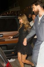 TAYLOR SWIFT and Travis Kelce Out for Dinner with Friends in New Orleans 02/07/2025