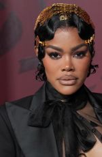 TEYANA TAYLOR at 4th Annual Fifteen Percent Pledge Gala in Los Angeles 02/01/2025