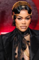 TEYANA TAYLOR at 4th Annual Fifteen Percent Pledge Gala in Los Angeles 02/01/2025