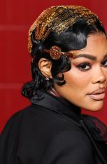 TEYANA TAYLOR at 4th Annual Fifteen Percent Pledge Gala in Los Angeles 02/01/2025