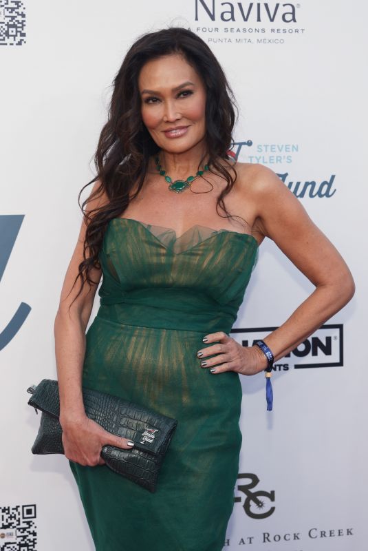 TIA CARRERE at 6th Jam For Janie Grammy Awards Viewing Party in Los Angeles 02/03/2025
