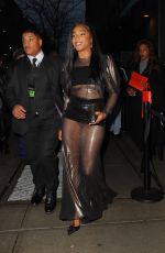 TIFFANY HADDISH Leaves Christian Siriano Fall/Winter 2025 Fashion Show in New York 02/06/2025