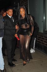 TIFFANY HADDISH Leaves Christian Siriano Fall/Winter 2025 Fashion Show in New York 02/06/2025