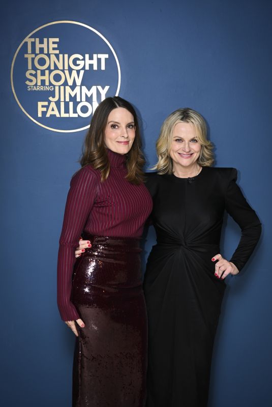 TINA FEY and AMY POHLER at Tonight Show Starring Jimmy Fallon in New York 02/13/2025